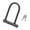 U shaped lock, variant on WINDLAND Anti Theft Bike U Lock with Key Heavy Duty Bike Lock Portable Universal Bike Accessories Rustproof Secure Lock