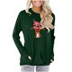 thumbnail image 2 of Pntutb Mujer Tallas grandes Casual Cuello redondo Suelto Impreso Bolsillo Manga larga tops Mujer Blusa Pntutb Pntutb-7420, 2 of 5
