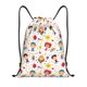 thumbnail image 1 of Fotbe Childrens Party Bolsa Mochila con Cordón Estampada, Bolsa de Gimnasio Deportiva, Bolsa Cinch, Bolsa con Cordón para Hombres y Mujeres-Small, 1 of 6
