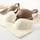 thumbnail image 3 of Puntoco Sujetadores cómodos para mujer Sujetadores de talla grande cómodos y ventilados de color sólido para mujer sin aro de acero, 3 of 3