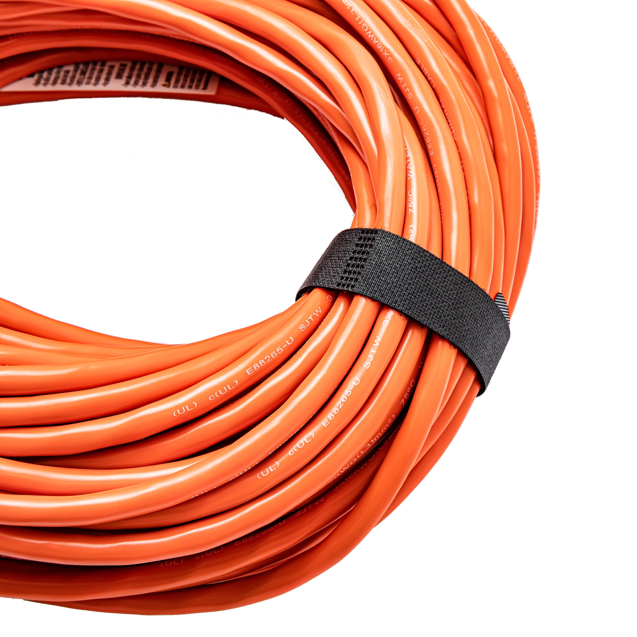 Hyper Tough 16AWGX3C 100ft Indoor and Outdoor Light Duty Orange Vinyl Extension Cord