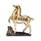 thumbnail image 4 of Escultura de figura de caballo, adorno de mesa, 25 x 7 x 26,5 cm, centro de mesa para Dorado, 4 of 9