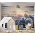 thumbnail image 4 of Landscape Wallpaper Wall Mural - Walk in The Clouds, 4 of 5