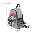 thumbnail image 3 of FORMRS Kids School Backpack with Front Zippered Pocket 12" Student Travel Daypack, Gray Game Day, 3 of 6