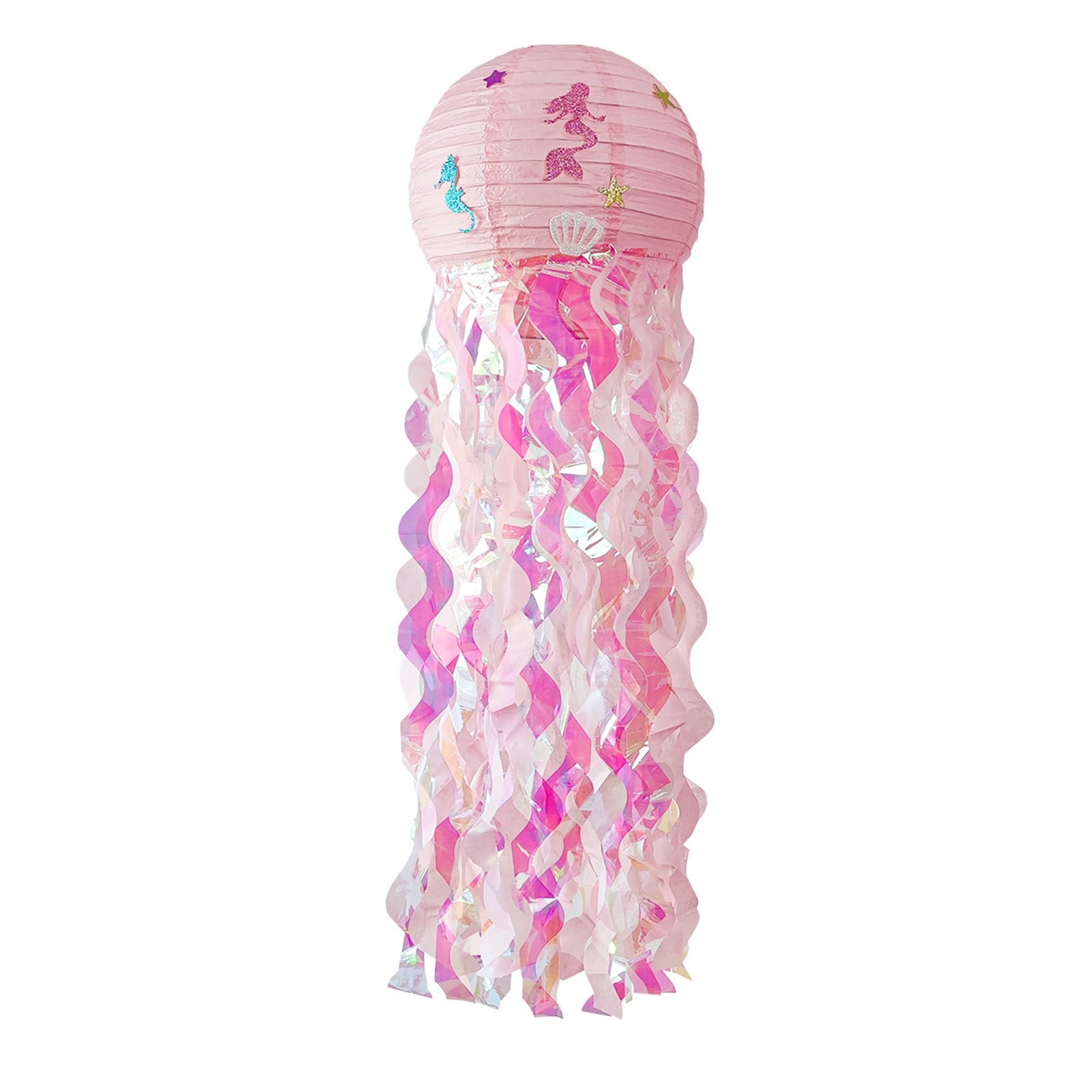 Guanhe Jellyfish Lantern Lamp Decoration, Colorful Paper Lamp Hanging Light for Ceiling Decor Wedding Ocean Party Decorations Supplies Birthday Christmas Gifts