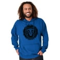 thumbnail image 5 of Lion Jungle Symbolic Spirit Animal Hoodie Sweatshirt Women Men Brisco Brands M, 5 of 6