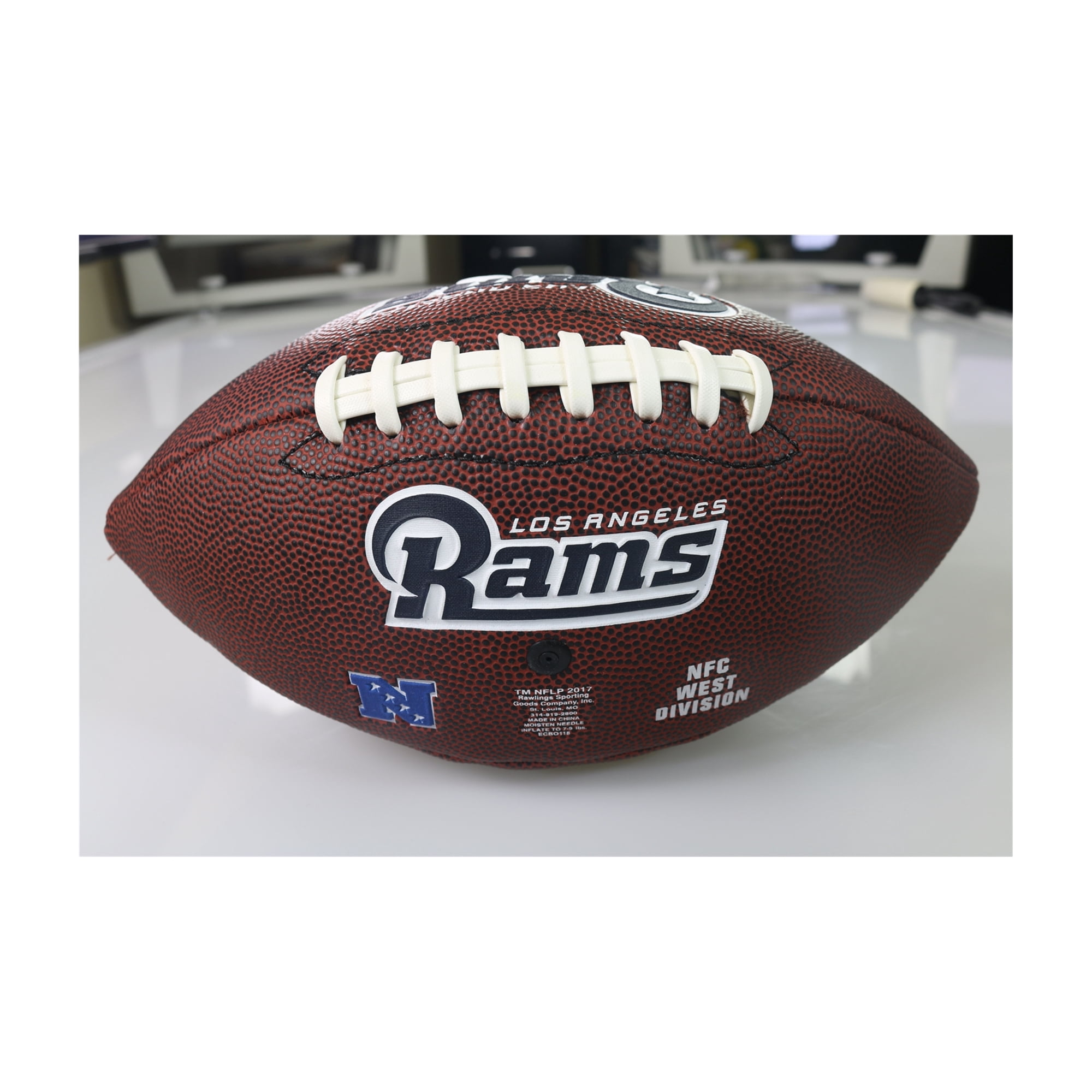 Rawlings NFL Official Size Game Time Football, Los Angeles Rams