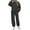 Black, variant on Sweatsuits Women 2 Piece Outfit Hooded Sweatshirt Matching Baggy Sweatpants with Pockets Y2k Lounge Jogging Tracksuit Sky Blue L