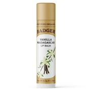 Badger Vanilla Madagascar Lip Balm 0.15 oz