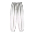 thumbnail image 3 of StSilkitty Men's Sweatpants Gradient Color Elastic Waist Drawstring Joggers Pant with Pockets Lightweight Tapered Trousers, 3 of 5