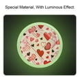 thumbnail image 2 of Valentine's Day Fluorescent Drawer Pulls: Round 4-Pack with Glow-in-the-Dark Knobs for Cabinets, Wardrobes, Dressers - Furniture Décor, 2 of 6
