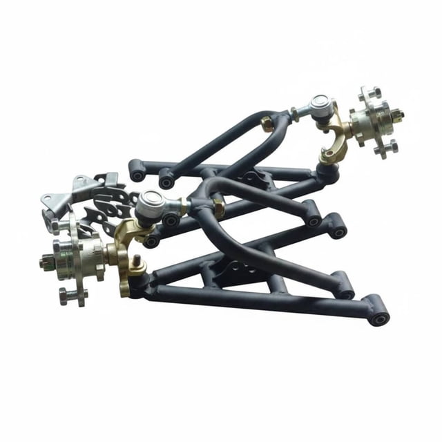 predolo And Kart Kart Front Damping System Kit Includes Mounting Brackets ATV Front A Arm Set Metal Build and Kart Kart Swing Arm Assembly for DIY Builders, Rocker Arm W