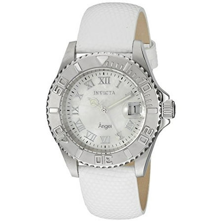 Invicta Women's 18406 Angel Analog Swiss Quartz White Watch With 1 Slot Case