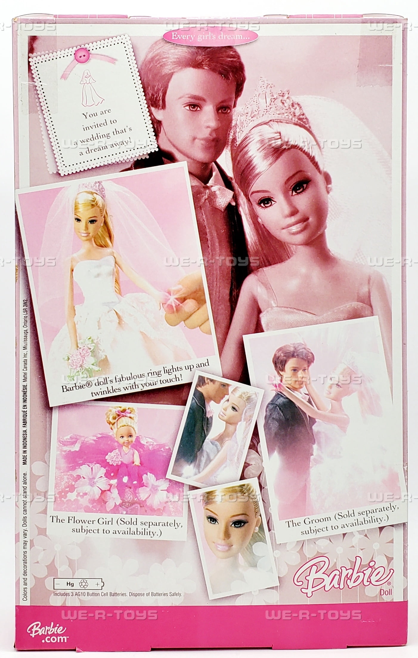 Every Girl's Dream Bride Barbie 2006 Mattel K8583