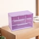 thumbnail image 5 of Estuche organizador de joyas de viaje con compartimentos transparentes para anillos, collares y pendientes. Joyero portátil y seguro para mujeres y niñas. Aestivo | Morado | AESTIVO, 5 of 7