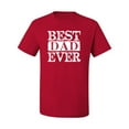 thumbnail image 2 of Best Dad Ever Daddy husband Father's Day Gift | Mens Father's Day Graphic T-Shirt, Red, Small, 2 of 4
