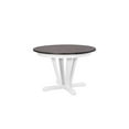 thumbnail image 3 of 45"x45"x63" White & Grey 5-Piece Hudson Dining Set, 3 of 5