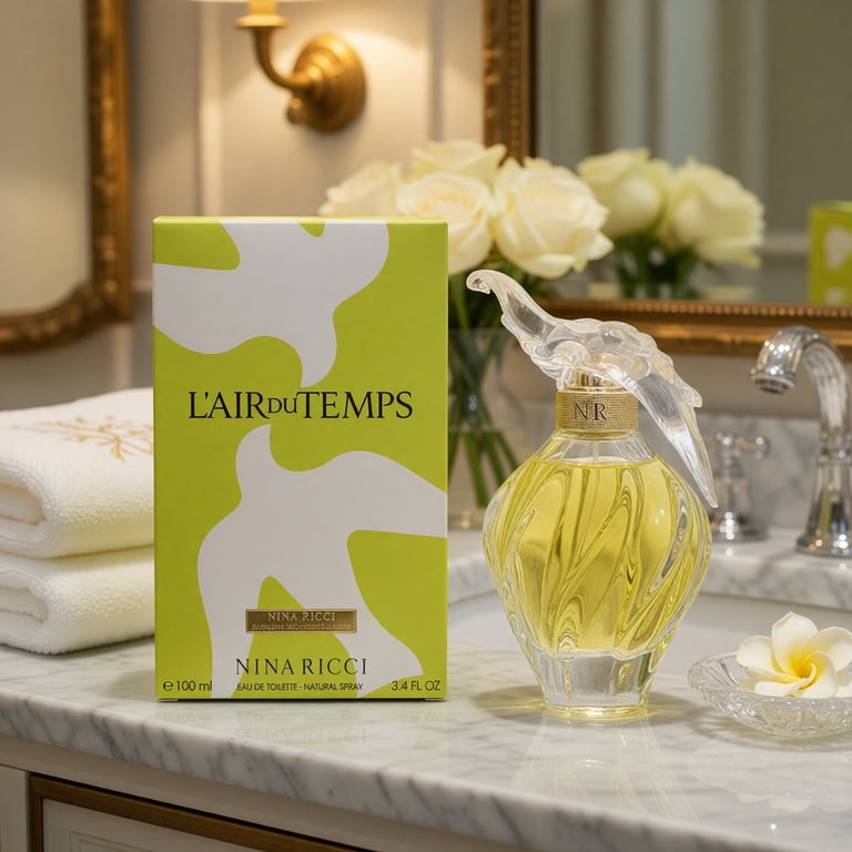 Nina Ricci L'Air du Temps 3.3 oz EDT Spray, Floral-Spicy Fragrance