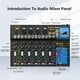 thumbnail image 2 of Mezclador de interfaz de audio Riworal de 7 canales con Bluetooth +48V, 2 of 9