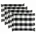 thumbnail image 2 of Mainstays Buffalo Plaid Woven Cotton Placemat, 1 Piece, Black and White, 2 of 5