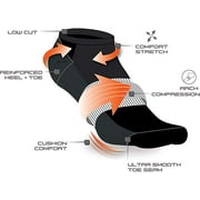 AND1 Mens Socks, Cushion Low Cut Socks, 12 Pack