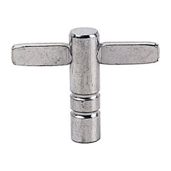 FRCOLOR 2pcs T Shaped Drum Key Wrench Unloading Drum Loading Plate Hand Drummer Essential Drum Musical Instrument Accessories WE06 (Silver)