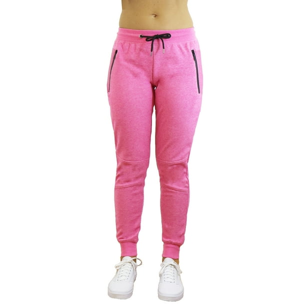 red tech joggers