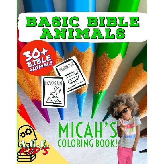 Micah's Coloring Books: Basic Bible Animals: Micah's Coloring Book (Paperback)