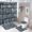 Brick Wall 2, variant on Bathroom Rugs Sets 4 Piece with Shower Curtain, Brick Wall Pattern Printed on Shower Curtain and Bath Mat Set, Perfect for Bathroom Hotel Dorm Spa Home, 72 x 72 inches