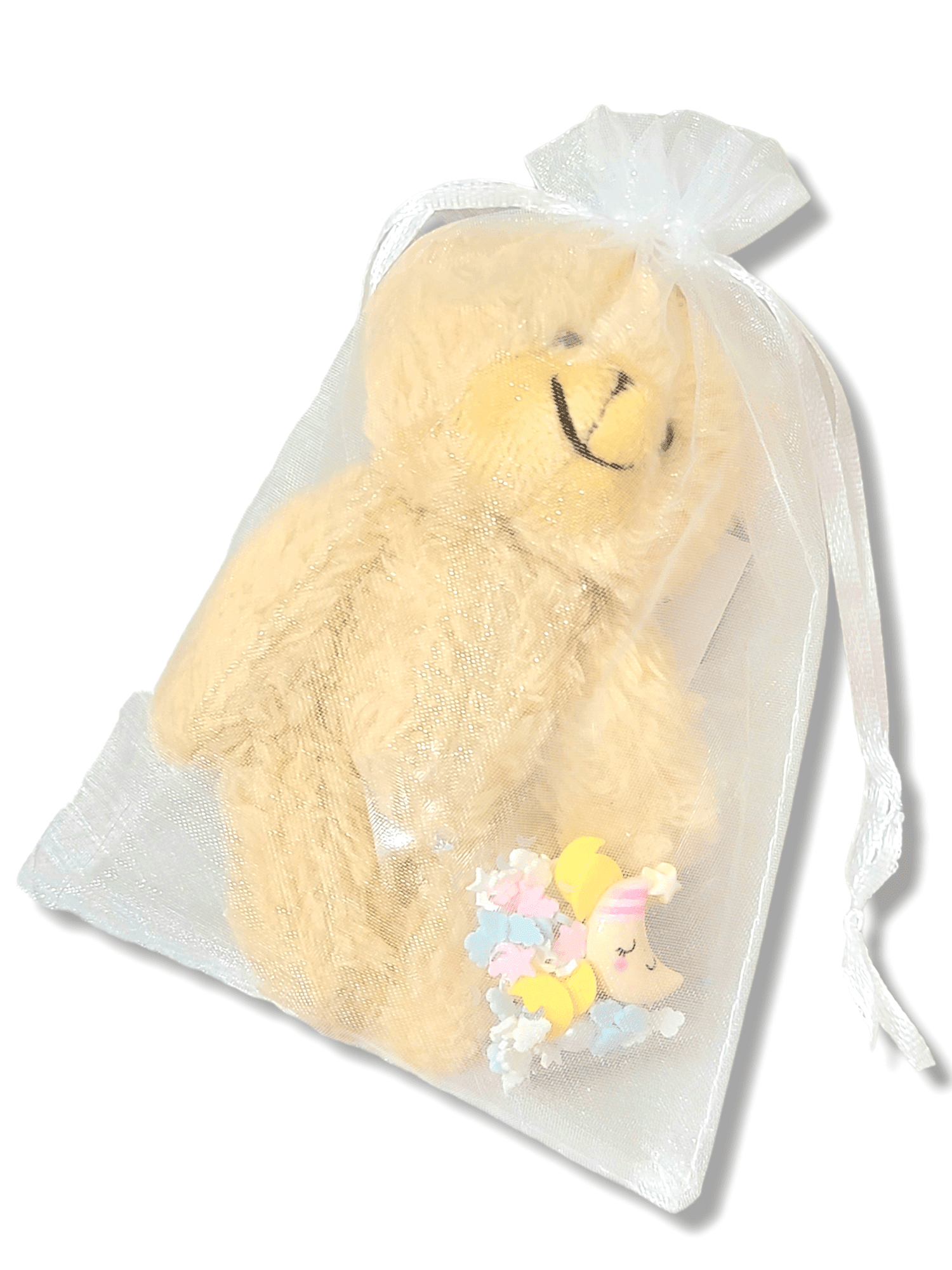 Beary Sleepy Cloud Slime Bundle with Plushie, Fresh Linen Scent, Stress Relief Sensory Toy 8oz Hoshimi Slimes