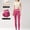 White+Red, variant on PISONIC Two-Piece Women's Sportswear, Color-Blocked Outfit, Tight-Fitting And Butt-Lifting, Fitness Yoga Suit Set.