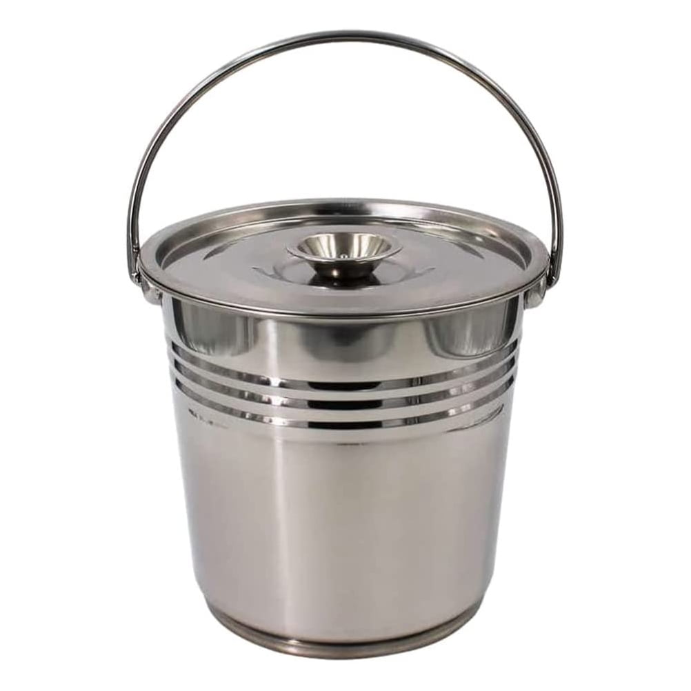 Stainless Steel Material Milk Bucket Pail Lid Gasket Cover with 2 Entrances 
