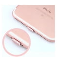 thumbnail image 3 of (Oro rosa) 4 tapones antipolvo compatibles con iPhone 11, 12 Cubierta de carga antipolvo compatible con iPhone 11, 12, Pro, Max/X/XS/XR, 7, 8 Plus, iPad Mi, 3 of 5