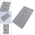 thumbnail image 4 of Flocked Necklaces Bracelet Design Beading Board Jewelry Tray Tool , Style 03, 4 of 7