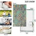 thumbnail image 3 of Dreamtimes 2 Piece Vintage Colorful Mandala Hand Towels for Bath Decorative, Pure Cotton Guest Towels Fingertip Towels for Bathroom Spa Gym,16 x 28 inch, 3 of 7