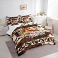 thumbnail image 3 of Castle Fairy Animal Horse Twin Bedding Sets 7-Piece for Female Men Women,Bohemian Tribal Aztec Bedding Comforter Set Microfiber,Farmhouse Cow Print Breathable Sheet Sets,Breathable Home Decor, 3 of 6
