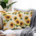 thumbnail image 2 of Vintage Sunflower Outdoor Pillow Covers Pack of 2 Watercolor Flowers Summer Farmhouse Waterproof Throw Pillow Covers Decorative Cushion Cases for Patio Garden Tent Balcony Couch 24x24 inch, 2 of 8
