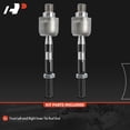 thumbnail image 3 of A-Premium 2 x Front Inner Tie Rod Ends, Compatible with Kia Sorento 2003-2009, 3 of 5