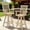 Natural, variant on HOMEDIARY Solid Wood Swivel Adirondack Bar Chairs Set of 2, Outdoor Bar Height Barstools Chairs Set with High Back and Footrest, 29.8" High Top Chair for Deck Pub Garden, 500 LBS Capacity, Carbonized