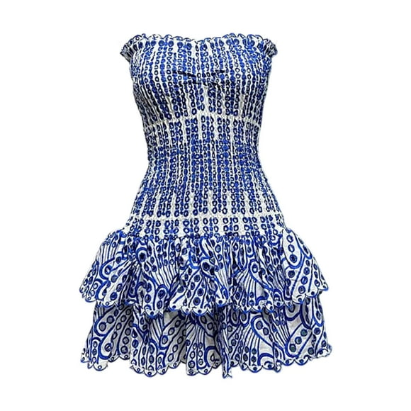 Vestido corto de fiesta Vestido de playa de verano para eventos especiales Fiestas Noches de fiesta Mujeres S