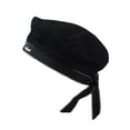 thumbnail image 4 of Sombrero marinero azul marino Yinane Lindo Sombrero de gorra chica etapa playa Negro, 4 of 8