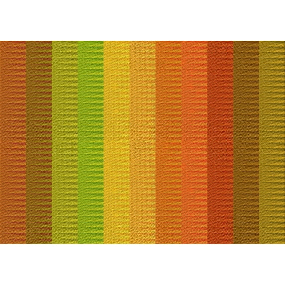 Ahgly Company Machine Washable Indoor Rectangle Transitional Grapefruit Red Area Rugs, 7' x 10'