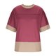 thumbnail image 5 of TaTaai 2026 Summer Women’s Oversized Color Block Tee Crewneck Short Sleeve Loose Blouse Casual Patchwork Fashion Top Soft Polyester Daily Shirt Gift, 5 of 9