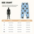 thumbnail image 4 of Lsque french Bulldog Face Print Women's Pajama Pants, Lounge Pant - Comfortable Home Wear,Elastic Waistband, Stylish Design-Large, 4 of 9