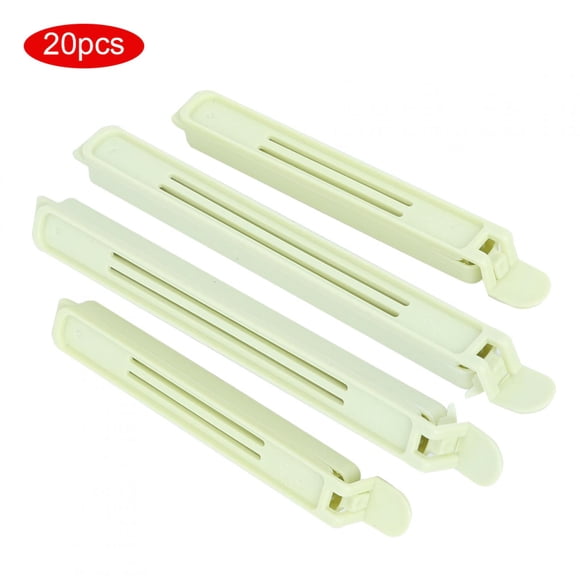 Sellador de bolsas Jadeshay 20 piezas Clip de sellado de bocadillos de alimentos portátil PP rosa verde azul