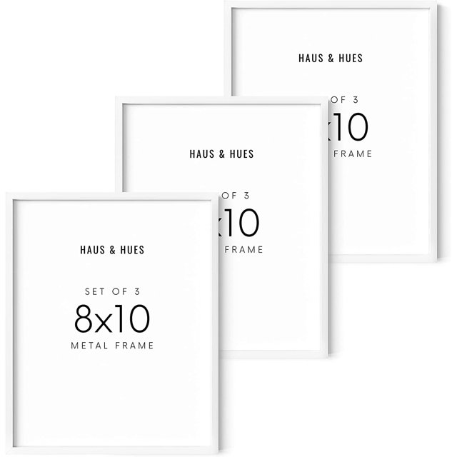 Haus and Hues 8 By 10 Picture Frames 8x10 Picture Frame Set of 3