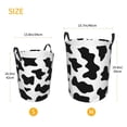 thumbnail image 3 of Balery Milk Cow Cesta de ropa redonda con asas, impermeable, independiente, para ropa, juguetes, dormitorio y familia-Small, 3 of 6