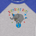 thumbnail image 4 of Inktastic Circus Elephant 1st Birthday Boy Boys Baby Bodysuit, 4 of 5