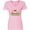 AD-Pink, variant on Inktastic Grandma Claus with Christmas Santa Hat and Snowflakes Women's V-Neck T-Shirt