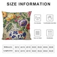 thumbnail image 5 of Throw Pillow Covers Farmhouse Style Flowers Print Cushion Cover Soft Pillow Cases for Home Sofa Bed Chair Car Office Decorative, 5 of 5
